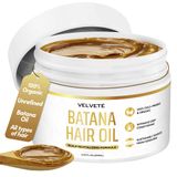 Óleo De Cabelo Velveté Premium Batana Oil Para Crescimento 125 Ml 100% Orgânico