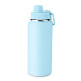 Garrafa Com Alça E Bico 960ml Parede Dupla Azul