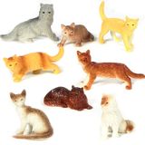 Cat Figure Toys U.s. Toy, Plástico Variado (12) Para Festa