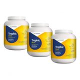 3 Potes De Trophic Basic 800g Dieta Enteral Prodiet Sabor:baunilha