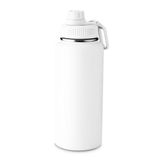 Garrafa Com Alça E Bico 960ml Parede Dupla Branca
