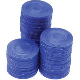 Fichas De Pôquer U.s. Toy Red Plastic 100 Chips
