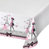 Toalha De Mesa Creative Converting Paris Theme Plastic 137x259cm