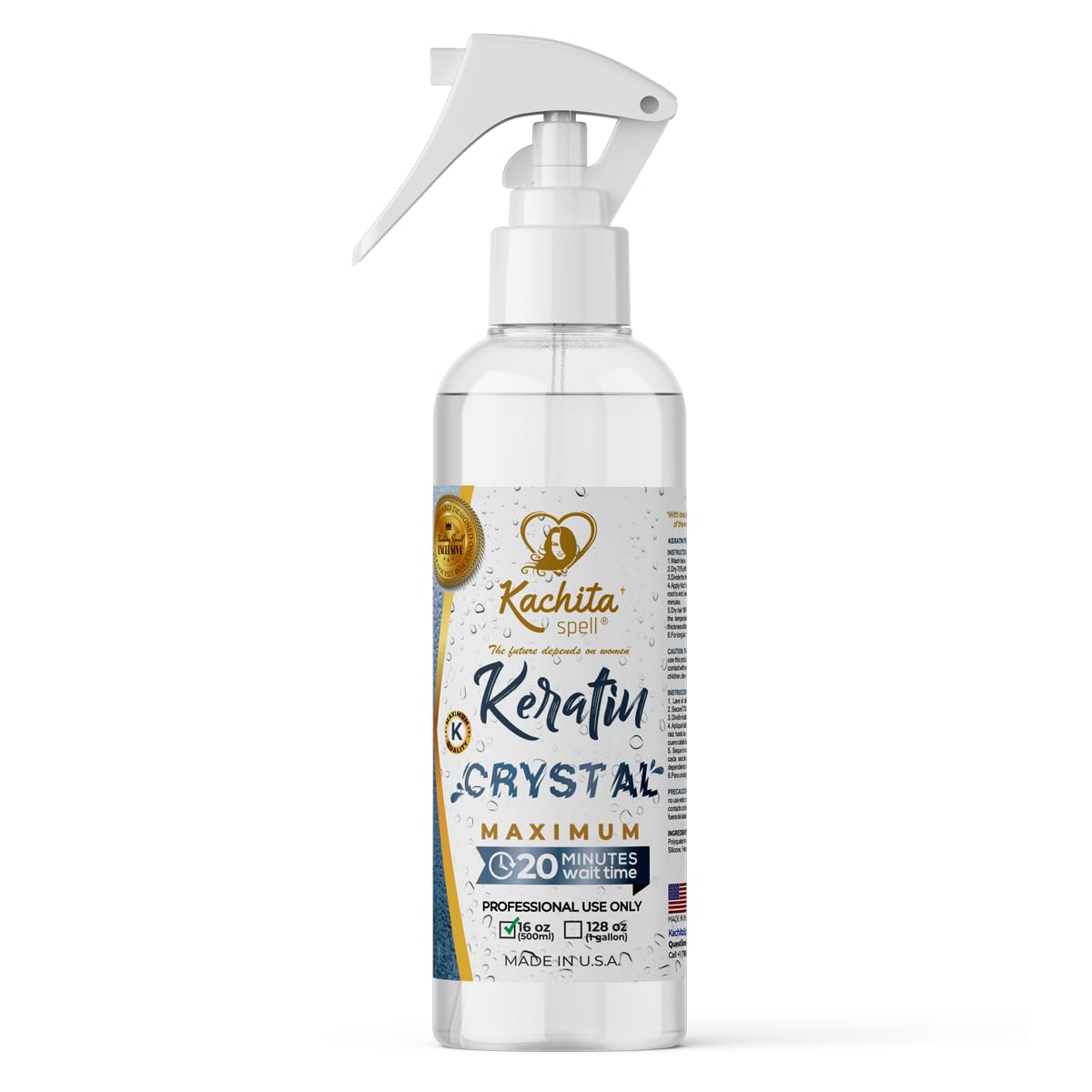 Tratamento De Queratina Kachita Spell Crystal Maximum 480 Ml