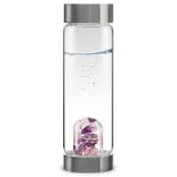 Garrafa De Água Vitajuwel Via Wellness Com Ametista, Quartzo Rosa