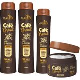 Kit Capilar Café Brasil Mahair (4 Itens)