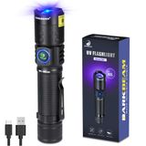 Lanterna Darkbeam Uv 365nm Luz Negra Led Recarregável