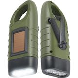 Lanterna Simpeak Hand Crank, Movida A Energia Solar, Pacote Com 2 Unidades