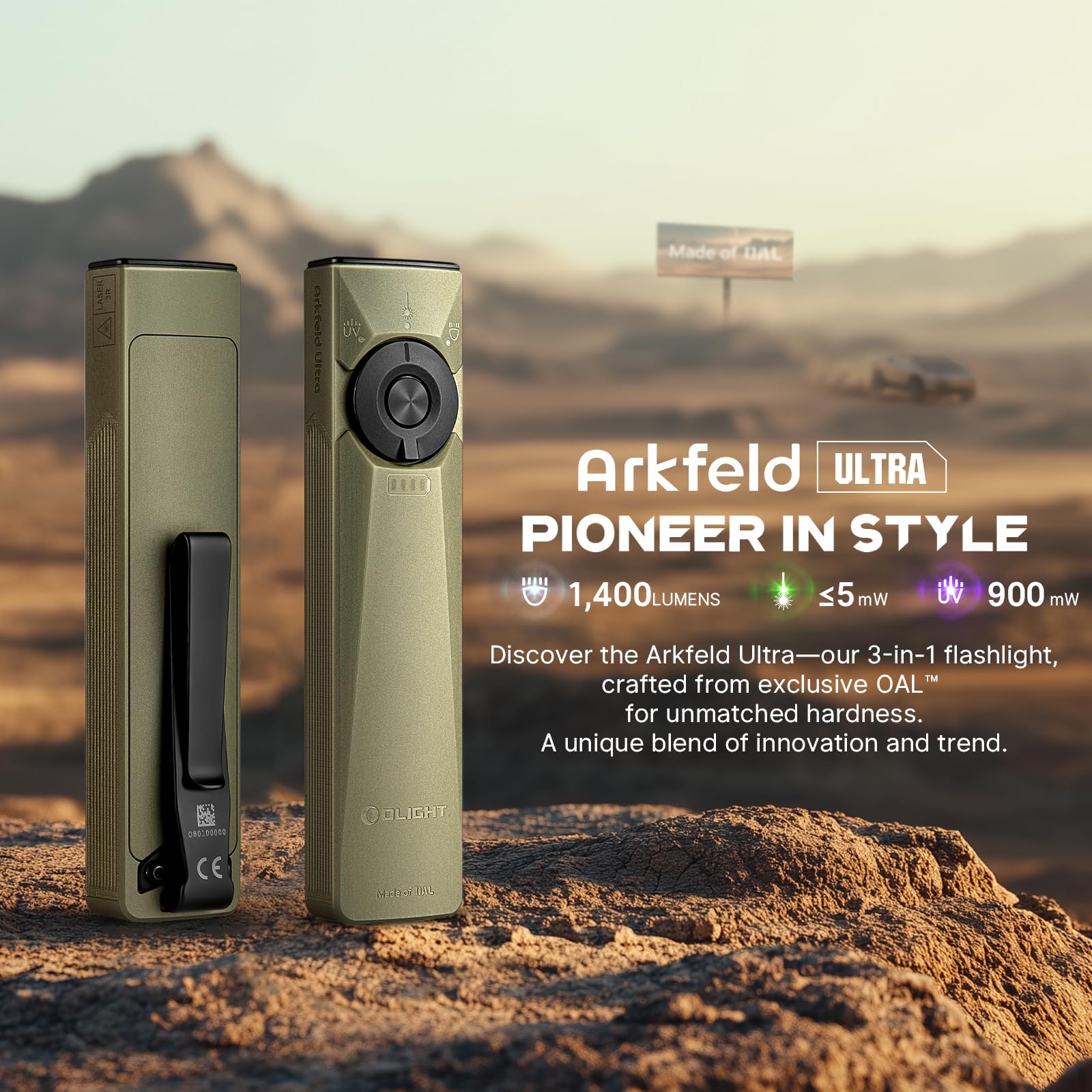 Lanterna Olight Arkfeld Ultra 1400 Lúmens Dc Recarregável - Carrefour