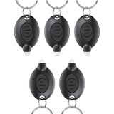 Lanterna De Chaveiro Led Uniclife, Pacote Com 5, 12 Lúmens, Preta