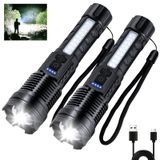 Lanterna Peascat High Lumens 1.000.000 Recarregável, Pacote Com 2