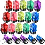 Mini Lanterna, Chaveiro Ecation, 20 Unidades, Cores Variadas