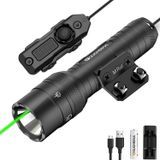 Lanterna Toughsoul Mlok Com Laser Verde 1250 Lúmens 240 M