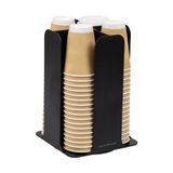 Suporte Para Copos De Bebidas Mind Reader Lid Carousel Black Plastic