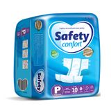 Fralda Safety Confort Tämanho P Com 10 Unidade
