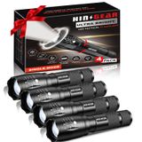 Lanterna Hinsgear Sl2000 1 Modo 2000 Lúmens, Pacote Com 4 Baterias