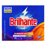Lava Roupas Em Pó Brilhante Limpeza Total Roupas Brancas E Coloridas 800g