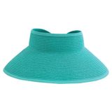 Sun Visor San Diego Hat Company Ultrabraid Teal Women