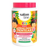Creme Para Pentear Salon Line Kids Manga Cachinhos Ativados 1kg