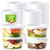 Deli Containers Neebake 350 Ml (75 Conjuntos) De Plástico Hermético