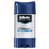 Desodorante Gillette Especialized Invisible Gel Cool Wave Antitranspirante Stick 113g