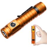 Lanterna Pioocan S10pro Led 2500 Lúmens Recarregável Laranja
