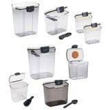 Conjunto De Vasilhas De Armazenamento Progressive Prokeeper Baker's De 8 Peças