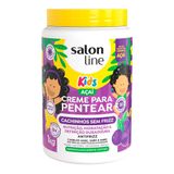 Creme Para Pentear Salon Line Kids Açaí Cachinhos Sem Frizz 1kg