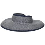 Viseira San Diego Hat Company Signature Ultrabraid Navy White