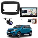Central Multimídia 2 Din Carplay Android Auto Fiat Mobi Moldura + Câmera