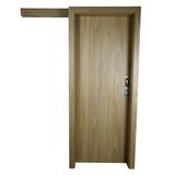 Kit Porta De Madeira De Correr Completa 213x70cm Batente 16cm Freijó