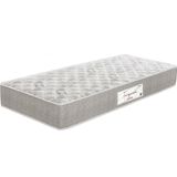 Colchão Espuma Solteiro 14x88x188 Cm Cinza/branco