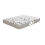 Colchão Espuma Solteiro 14x138x188 Cm Cinza/branco