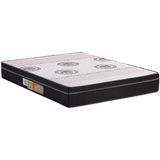 Colchão Casal Ortopédico 138cm X 25cm Branco/cinza