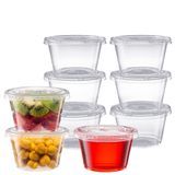 Copos Descartáveis De Plástico Com Tampas, 120 Ml, 200 Unidades