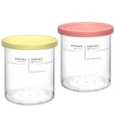 Tintas E Tampas De Reposição Para O Pacote Ninja Creami Deluxe Com 4