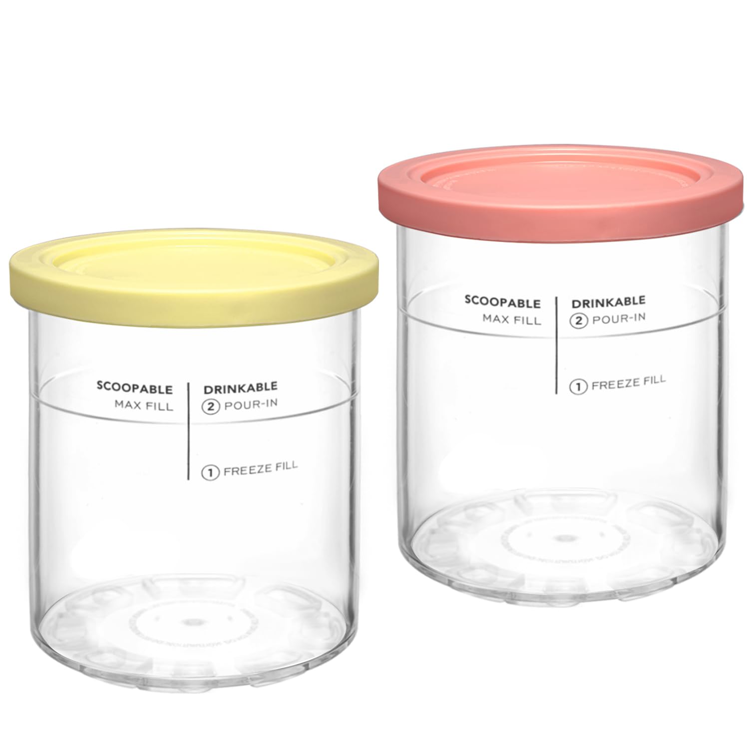 Tintas E Tampas De Reposição Para O Pacote Ninja Creami Deluxe Com 4