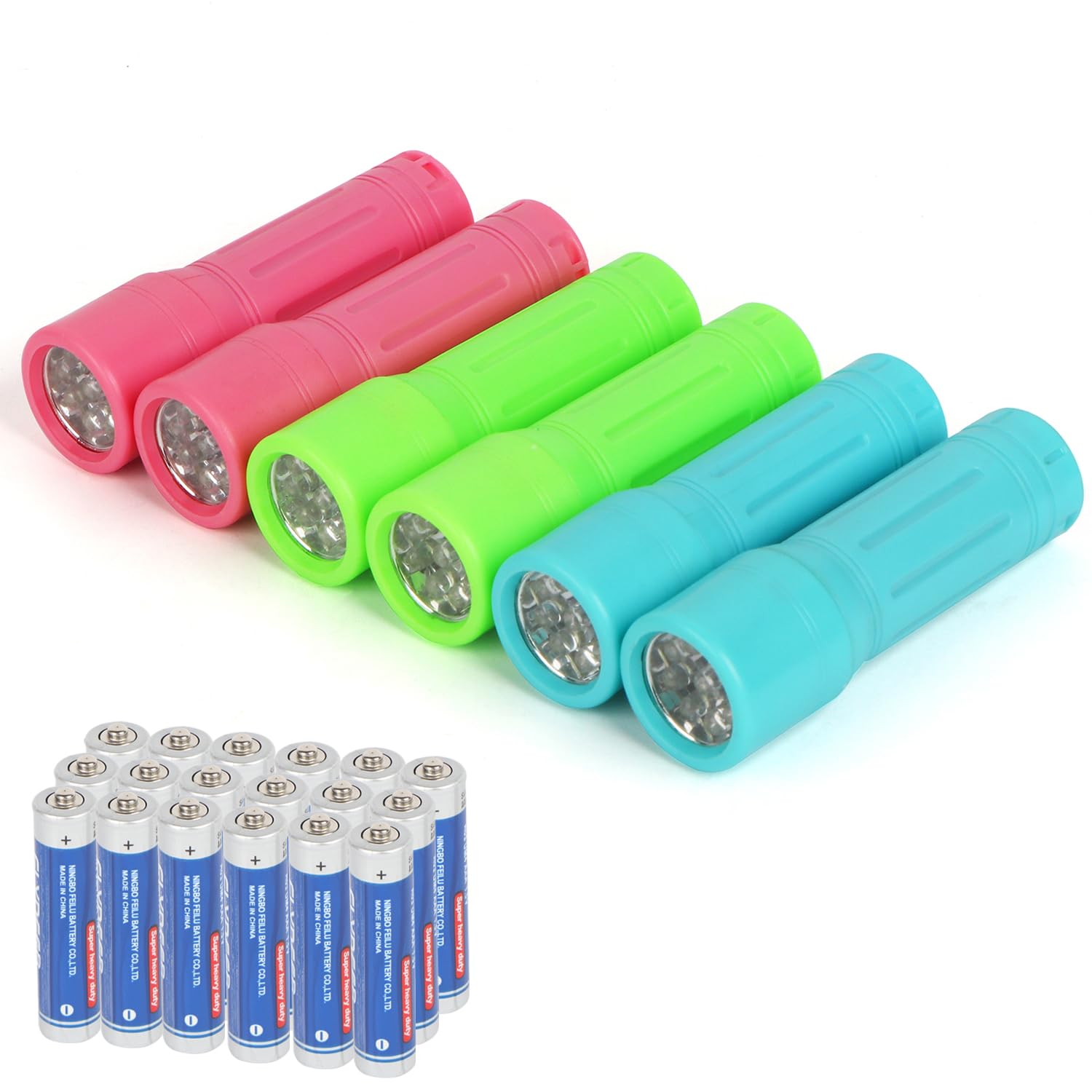 Mini Lanterna Hilngav, Pacote Com 6 Leds, Cordão E Baterias