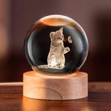 Presentes Temáticos De Gatos Crystal Ball Ifolaina 3d Para Mulheres