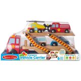 Melissa E Doug Caminhao Cegonha Resgate Em Madeira Sunny