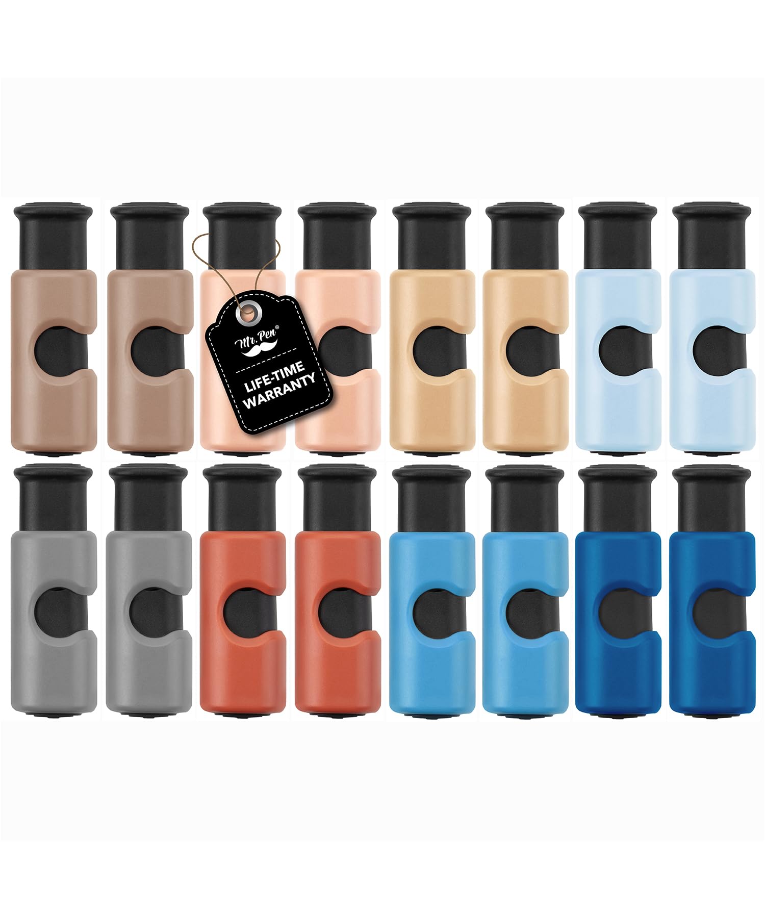 Clipes De Bolsa Mr. Pen Squeeze And Lock Bread, Pacote Com 16 Pacotes De Plástico