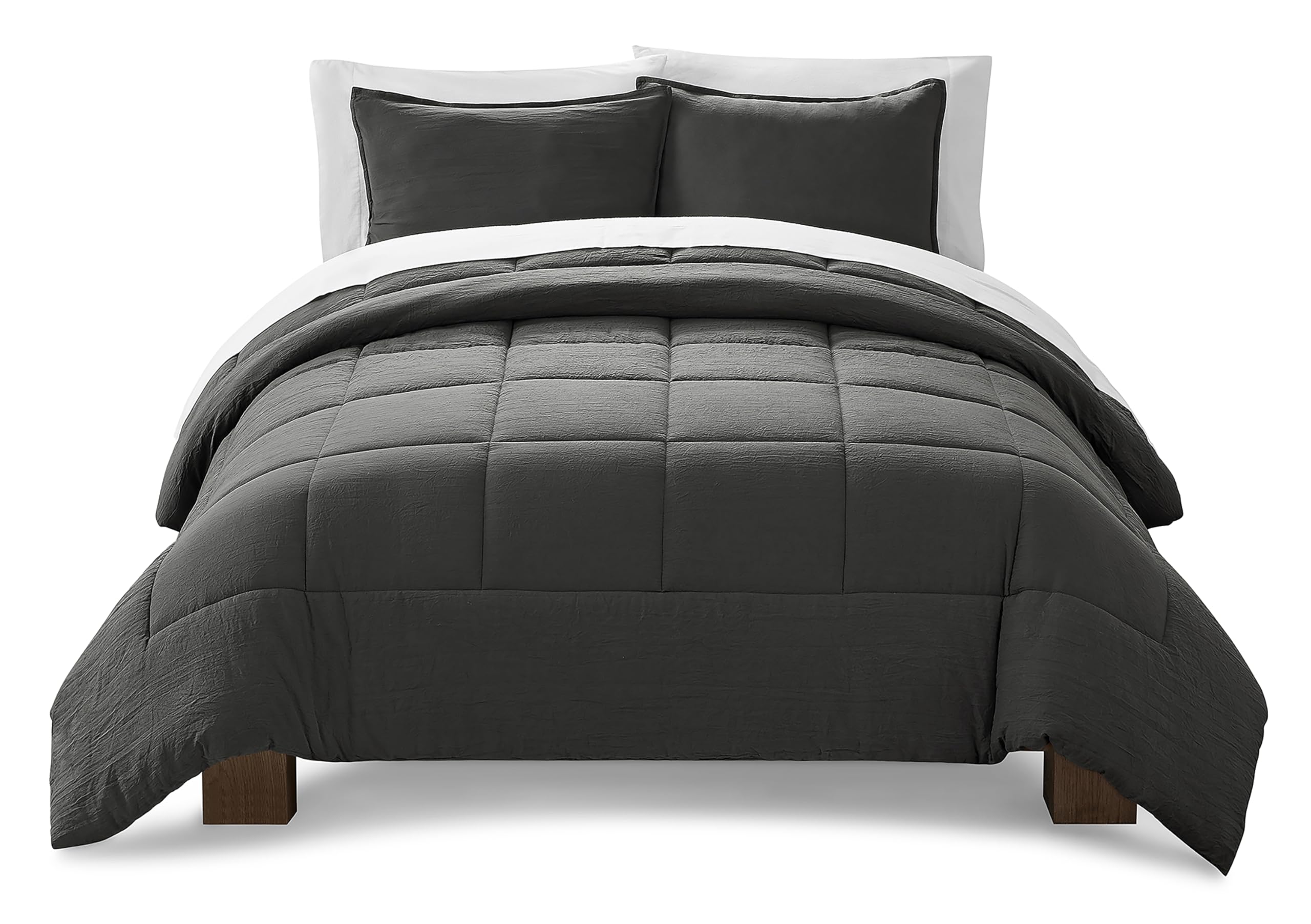 Conjunto De Edredom Ugg Leonora Lightweight Down Alt King Grey