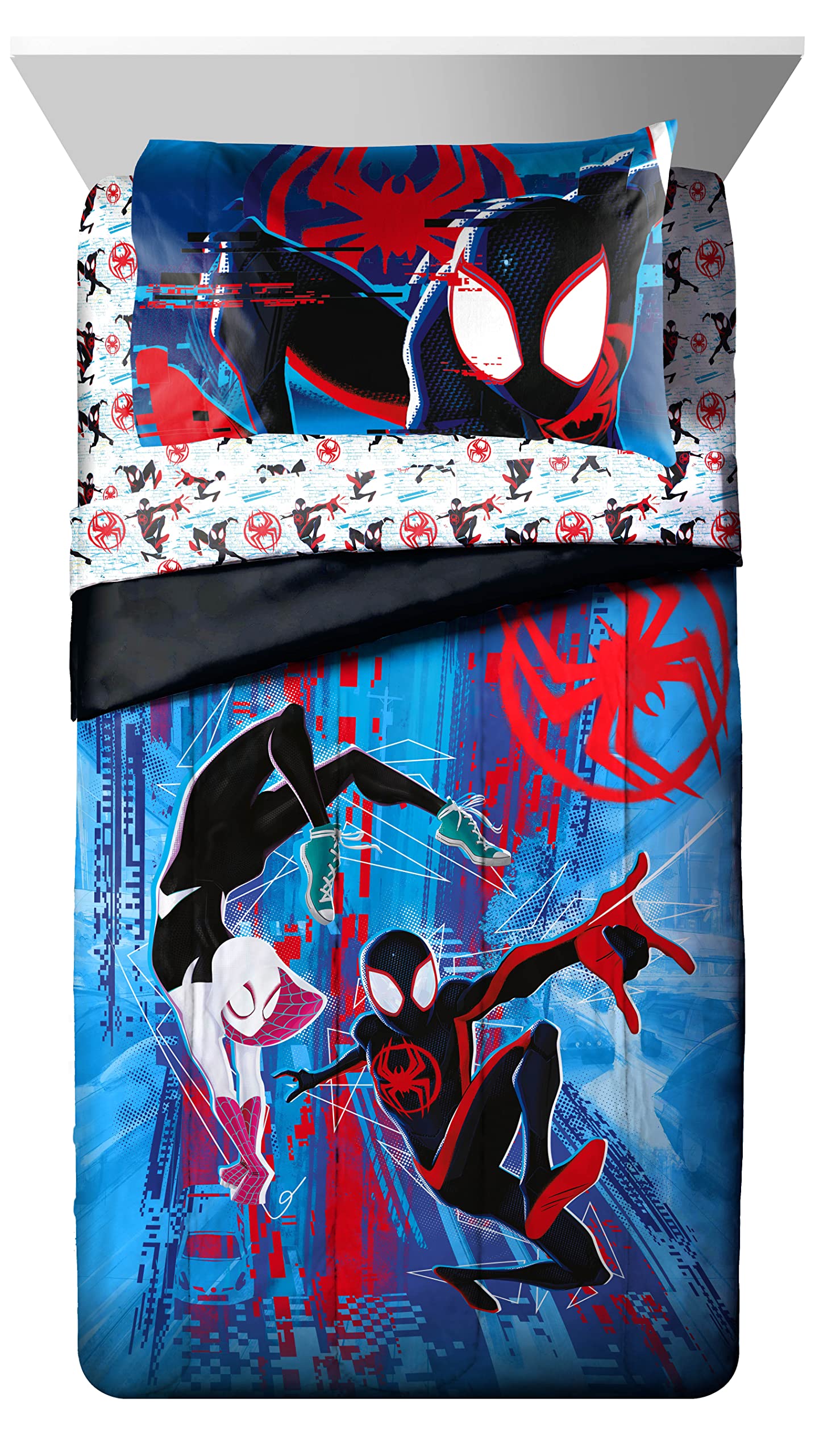 Conjunto De Cama Marvel Spiderman Across The Spider-verse Twin