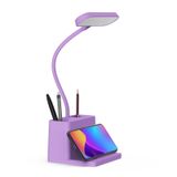 Lâmpada De Mesa Axx Cute Purple Recarregável Led 5w 350lm 2700k-6000k