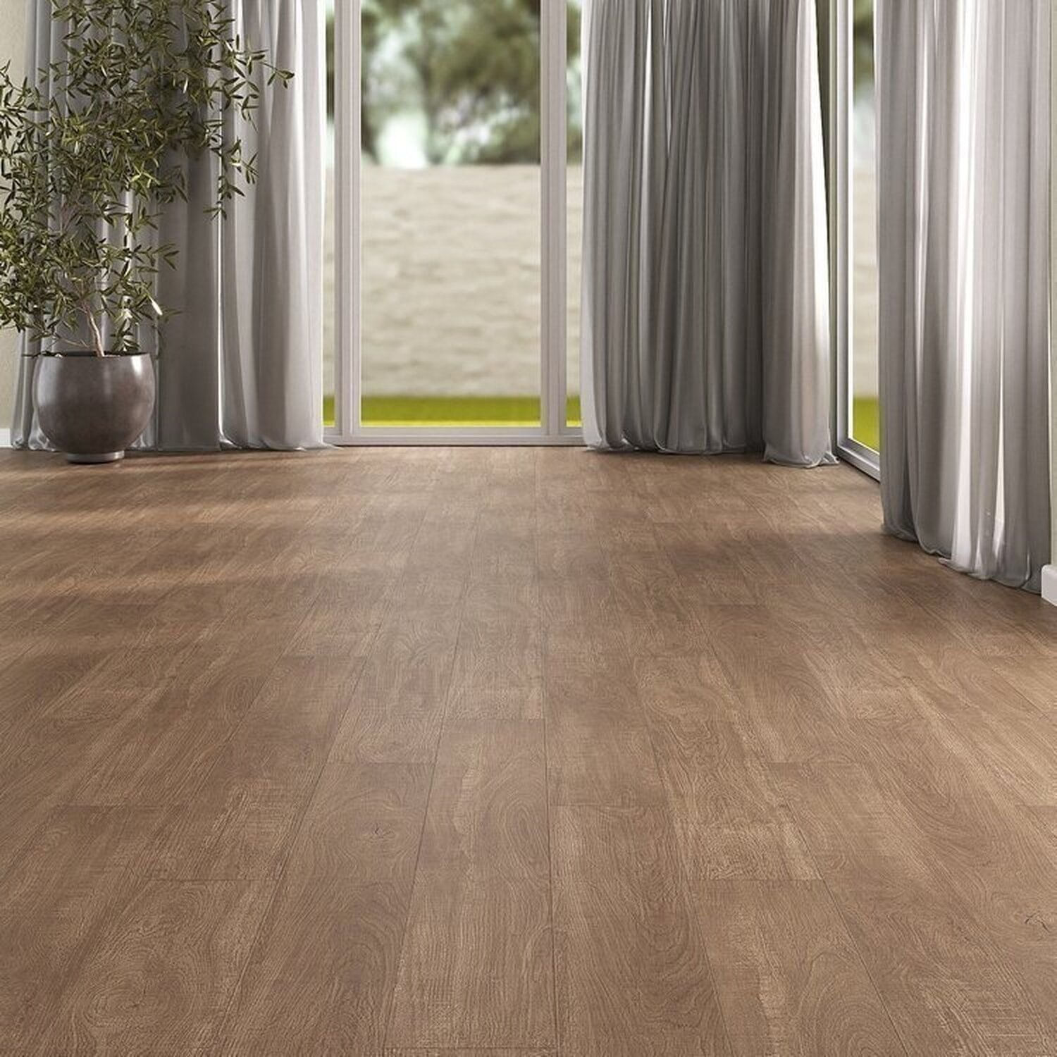 Kit C/ 40m² Piso Vinílico Em Régua 2mm 17,78cmx1,21m Sofisticato Cacau