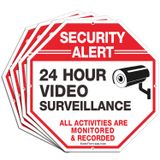 Sinal De Aviso: Alerta De Segurança Faittoo, Vigilância Por Vídeo 24 Horas