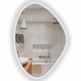 Espelho Decorativo Orgânico 60x40cm Led Frio Design Moderno