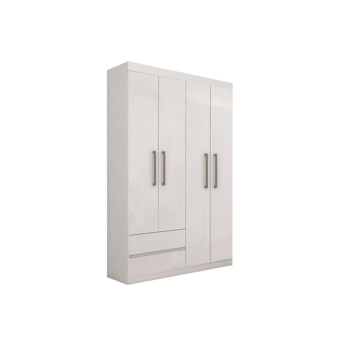 Guarda Roupa Lopas Zeus Plus e Branco