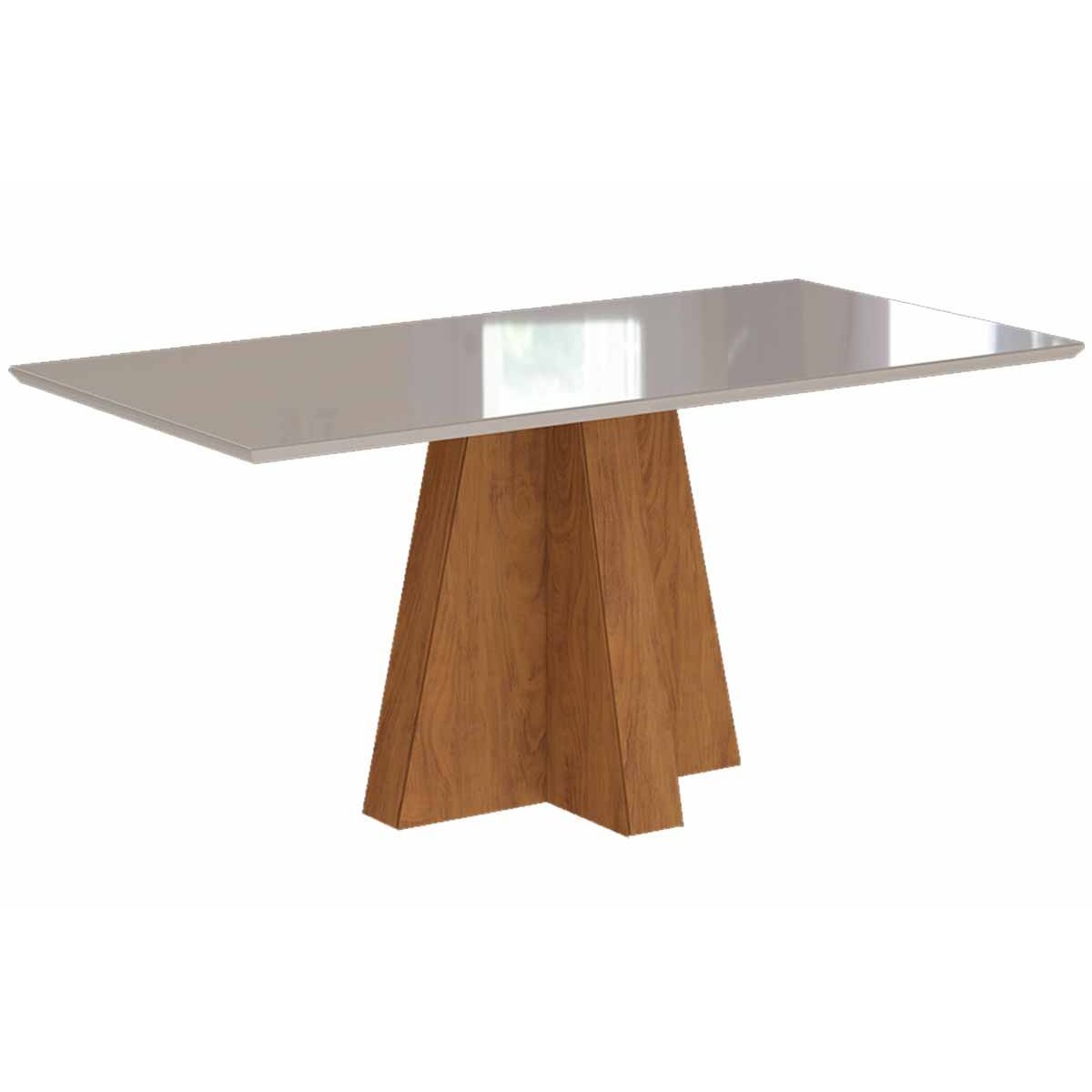 Mesa Cimol Patricia Tampo MDF 160cm Savana/White