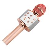 Microfone Sem Fio Infantil Led Luzes Com Mudança De Voz